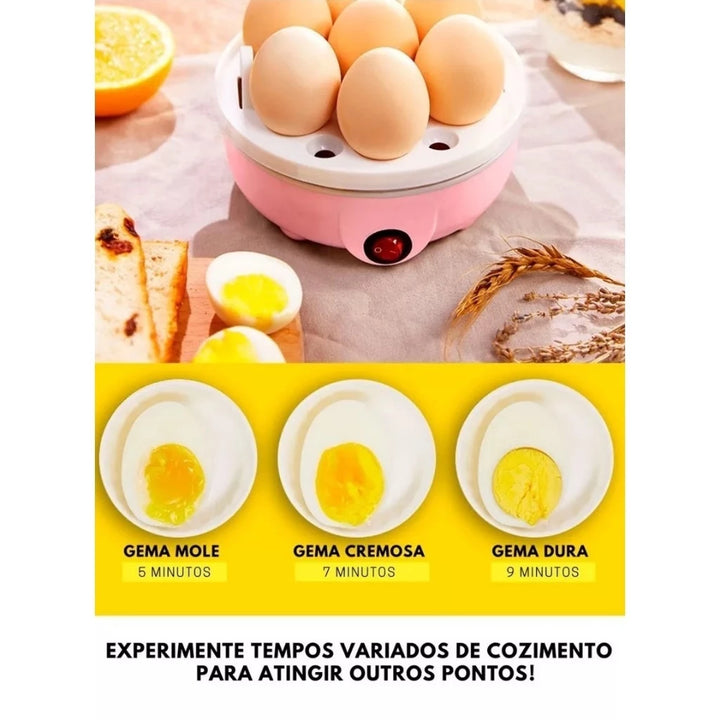 Cozedor Eletrico de Ovos e Legumes a Vapor Multifuncional